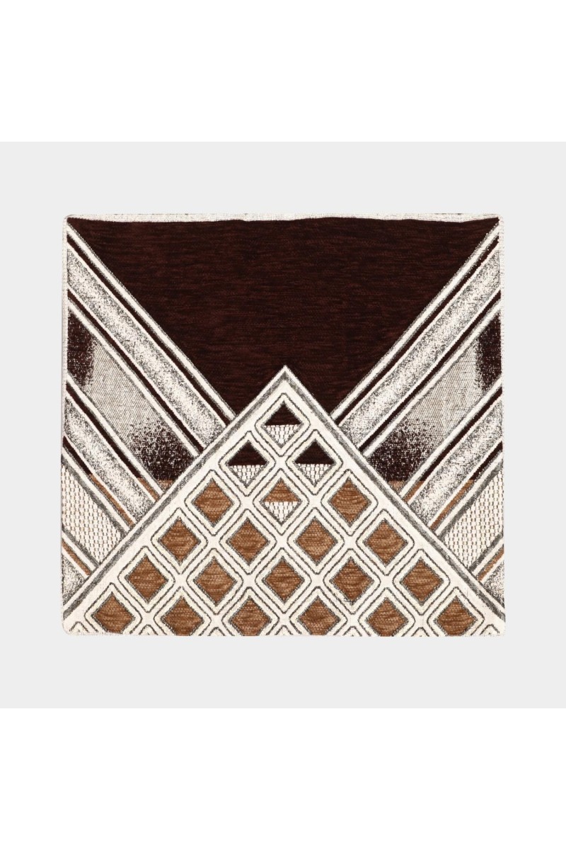 Home Beautiful Brown Microfiber Cushion Cover