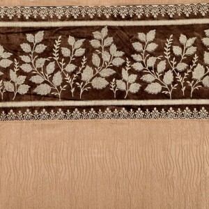 Home Beautiful 5 ft. Brown Polyester Curtain - (M2796)