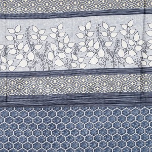 Home Beautiful 5 ft. Blue Polyester Curtain - (M2780)