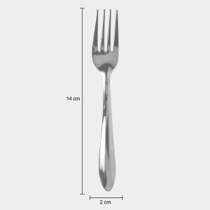 Steel Fork Set of 4 1 4 cm Length (Pack of 4)