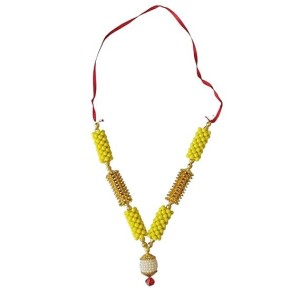 Hitech Sales Artificial Mala for Pooja, Temple, and Festival Decoration | Traditional Prayer Garlands (Small - 17 cm, Pack of 1)