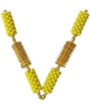 Hitech Sales Artificial Mala for Pooja, Temple, and Festival Decoration | Traditional Prayer Garlands (Small - 17 cm, Pack of 1)