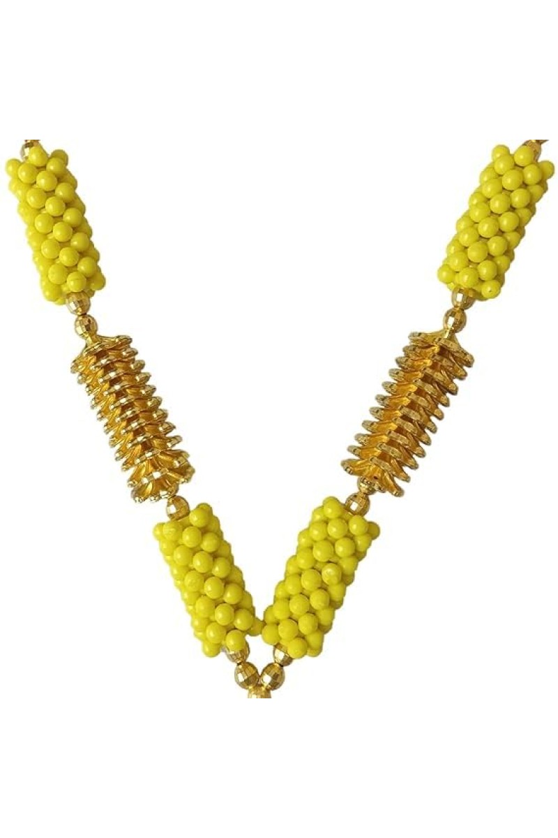 Hitech Sales Artificial Mala for Pooja, Temple, and Festival Decoration | Traditional Prayer Garlands (Small - 17 cm, Pack of 1)