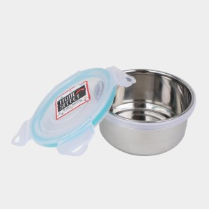 230 ml Stainless Steel Container, 3.6 X 2.4 inch (Pack of 1)