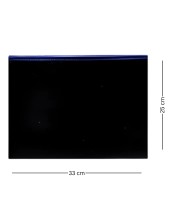 Hitech Sales Expanding File Folder A4 Size 7 Pocket with Buckle Closure Blue and Black Expanding Document Organizer for documents Buckle Storage Multi-Pocket (Blue & Black)