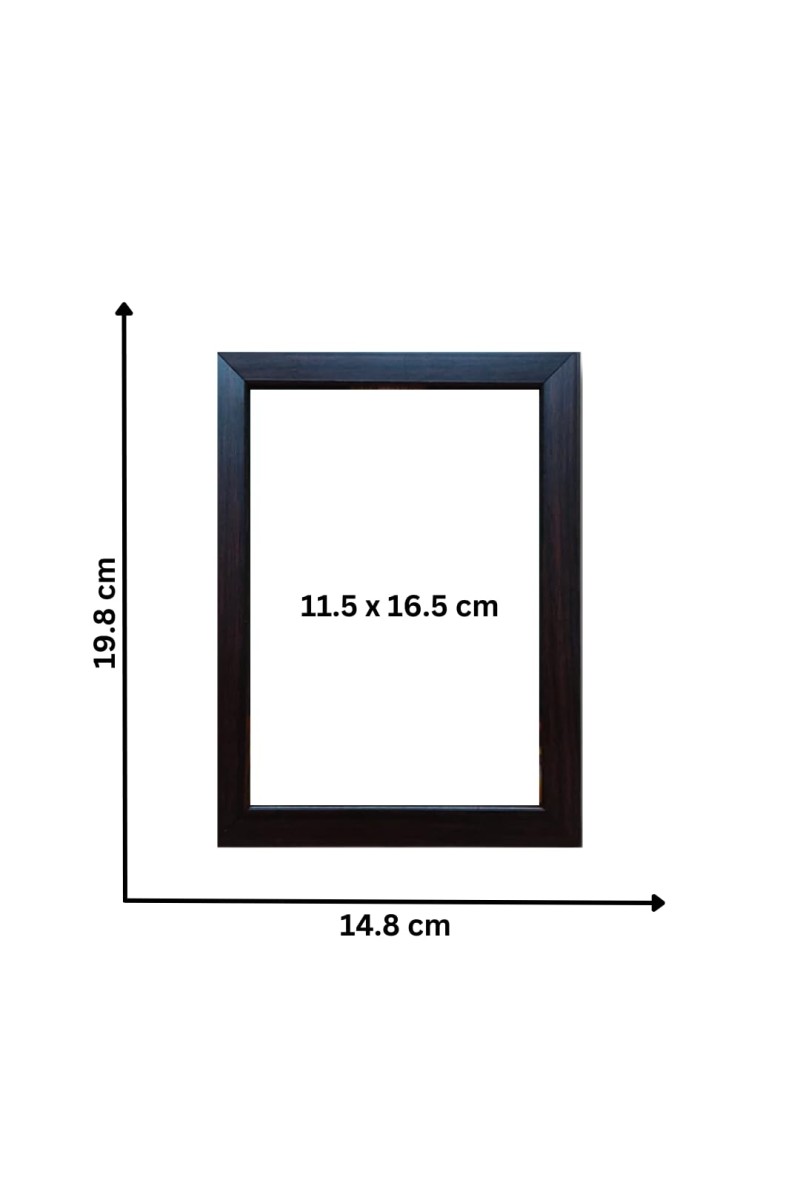 Hitech Netaji Subhas Chandra Bose Laminated Photo Frame for Table, Study & Living Room, Gifts (Synthetic Wood Base and Front Glass, 8 x 6 inch)