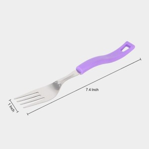 Stainless Steel Fork Set of 6, 7.4 in Length (Pack of 6)