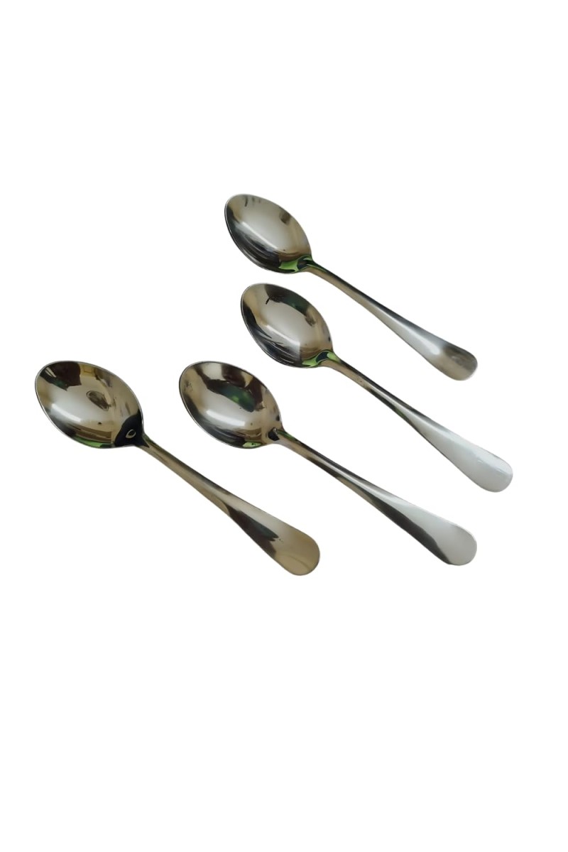 Hitech Sales Stainless Steel Dinning, Luxury Dinner Spoons, Table Spoon Set of 4, Length 7.5 inch, Dazzle Design,Daily Multipurpose Use,Dishwasher Safe