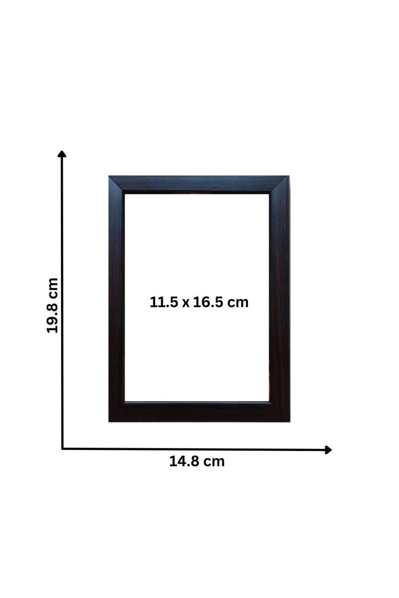 Hitech Sri Anukul Thakur Laminated Photo Frame for Table, Study & Living Room, Gifts (PVC Frame and Front face - Glass, 8 x 6 inch)