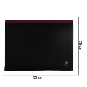 Hitech Sales Expanding File Folder A4 Size 7 Pocket with Buckle closuree Aesthetic Maroon & Black xpanding Document Organizer for documents Buckle Storage Multi-Pocket (Aesthetic Maroon & Black)