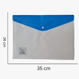 Plastic File Folder Poly Envelope Expanding File Wallet with Snap Button Closure, Legal Size, 3-Pack Large Waterproof Accordion Document Folder, Transparen