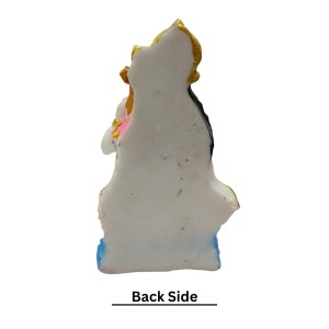 Hi Tech Sales Goddess Maa Saraswati Idol, Saraswati Vidya-Devi Murti/Statue/Figurine/Showpiece for Religious Pooja Gift Item, Temple/Pooja, Decoration, Home, Study Room(4inch)