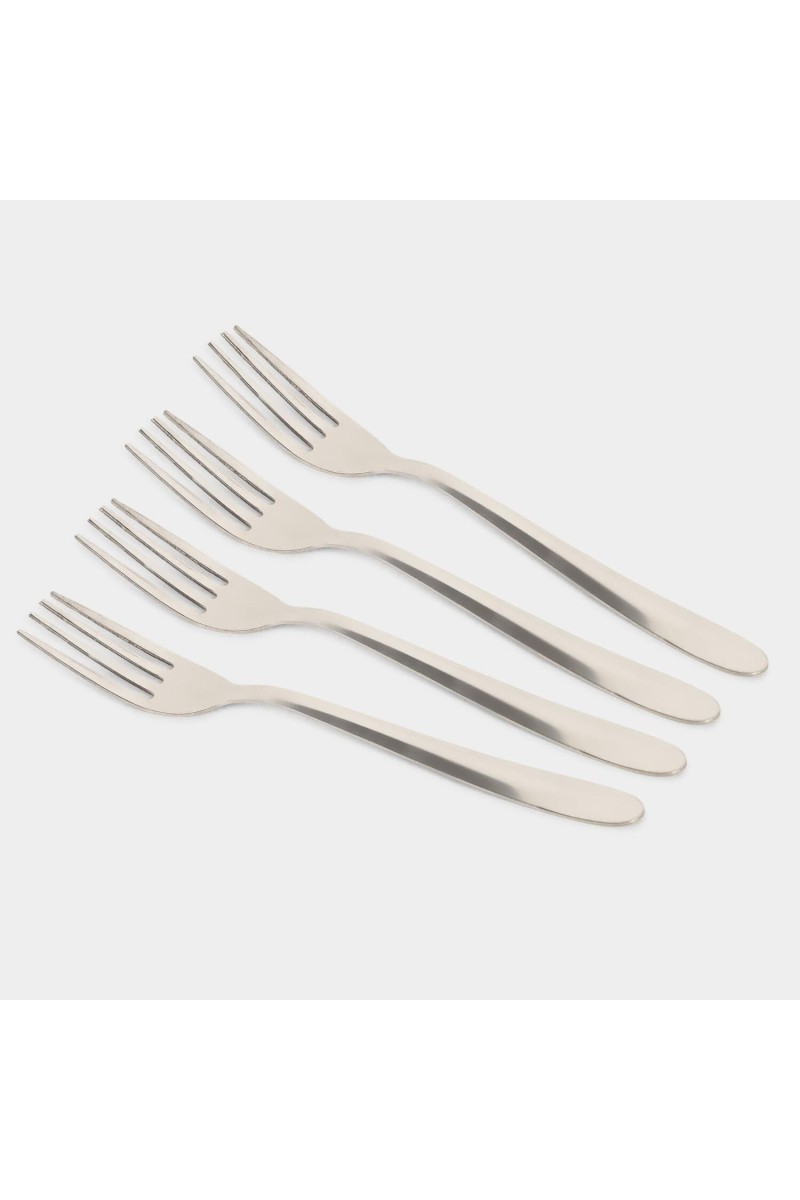 Stainless Steel Forks Set of 4, 1 8 cm Length (Pack of 4)