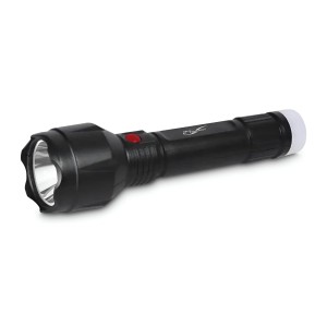 HiTechMart 24 Energy Rechargeable Led Torch with Dual Mode Night Lamp/Torch 8 hrs Flood Lamp Emergency Light (Black)