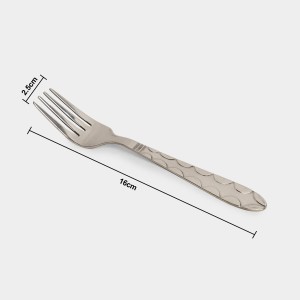 Steel Baby Fork 1 6 cm Length (Pack of 4)
