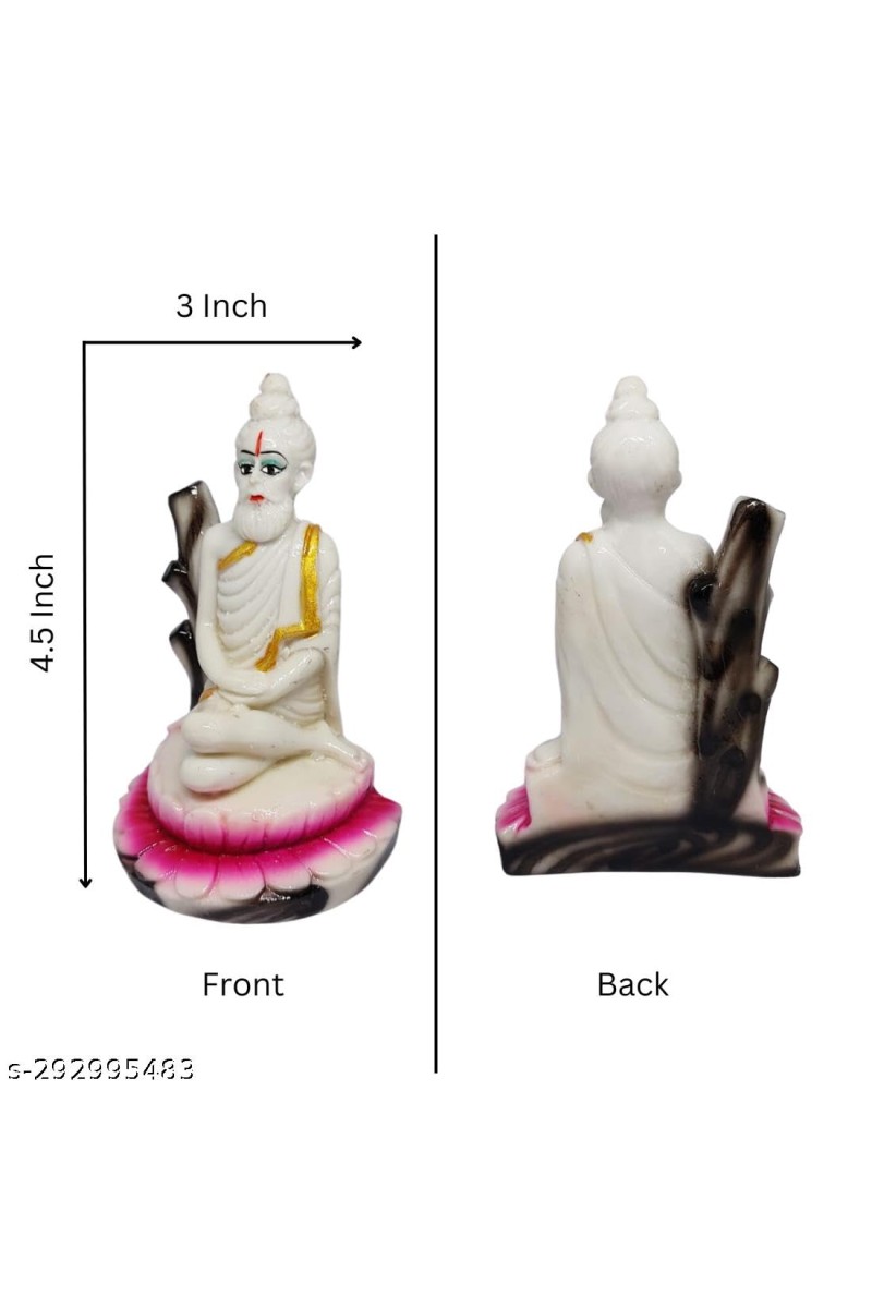 Beautiful Statue Idol Lokenath Baba Murti for Pooja, Room, Home Decoration - 4.5 inch