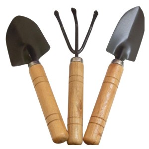 Premium 3 Pcs Gardening Tool Set, Hand Tool Kit for Home Gardening, Small Sized Hand Cultivator, Small Trowel & Garden Fork, Perfectly Sized for for Home & Outdoor Gardening, Flower Pot and Lawn