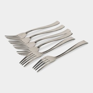Stainless Steel Fork Set of 4 1 7 X 2.5cm (Pack of 6)