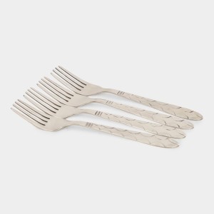Steel Baby Fork 1 6 cm Length (Pack of 4)
