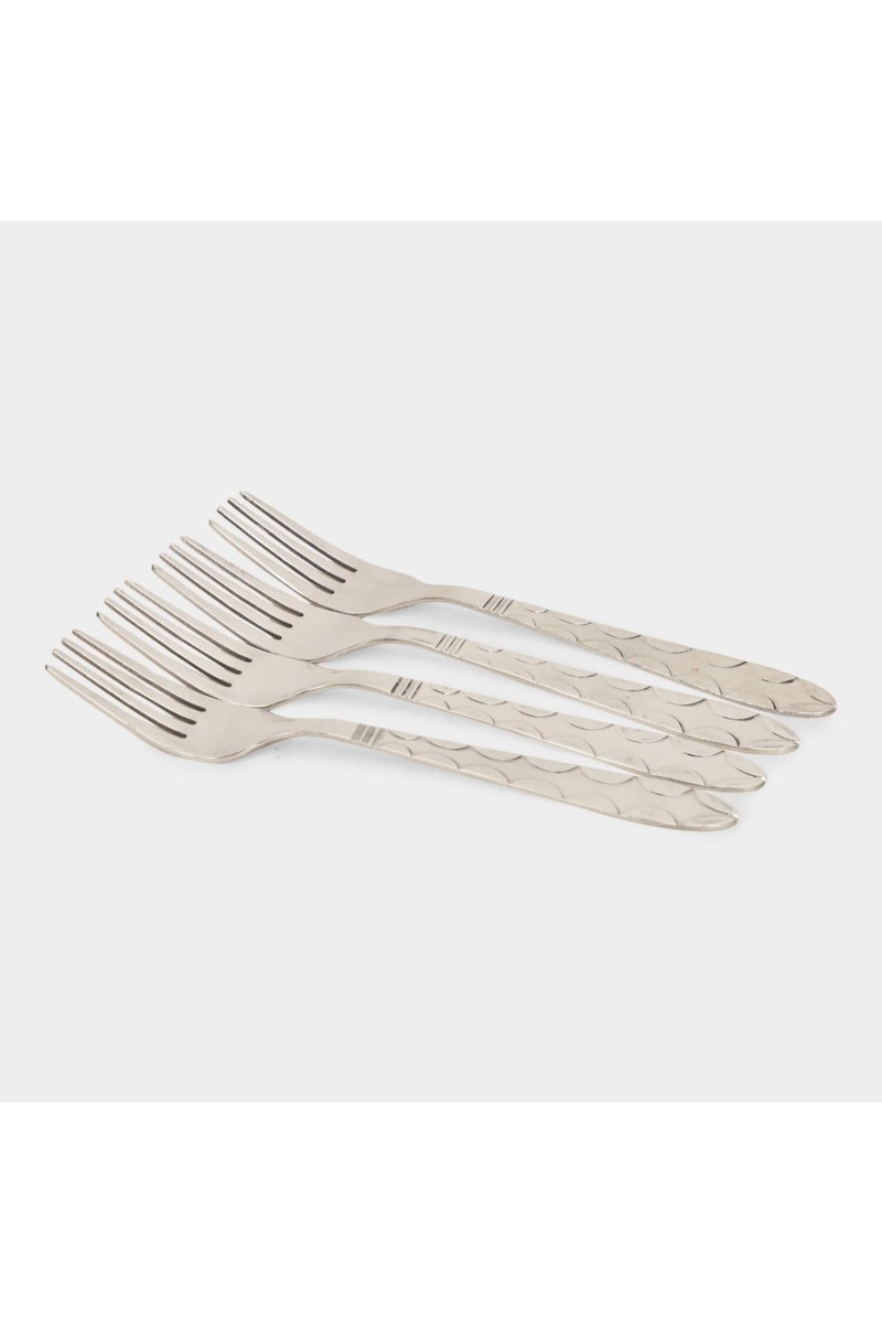 Steel Baby Fork 1 6 cm Length (Pack of 4)