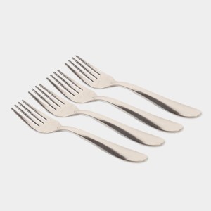 Stainless Steel Fork Set of 4 1 3.5 cm Length (Pack of 4)