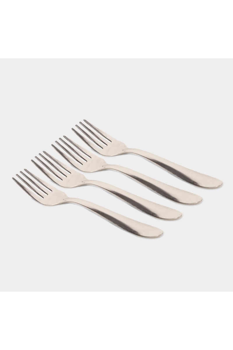Stainless Steel Fork Set of 4 1 3.5 cm Length (Pack of 4)