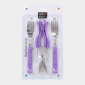 Stainless Steel Fork Set of 6, 7.4 in Length (Pack of 6)