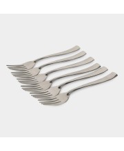 Stainless Steel Fork Set of 4 1 7 X 2.5cm (Pack of 6)