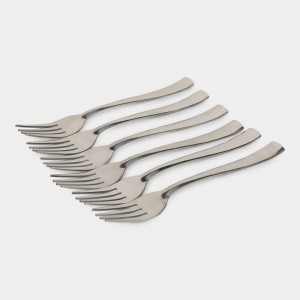 Stainless Steel Fork Set of 4 1 7 X 2.5cm (Pack of 6)