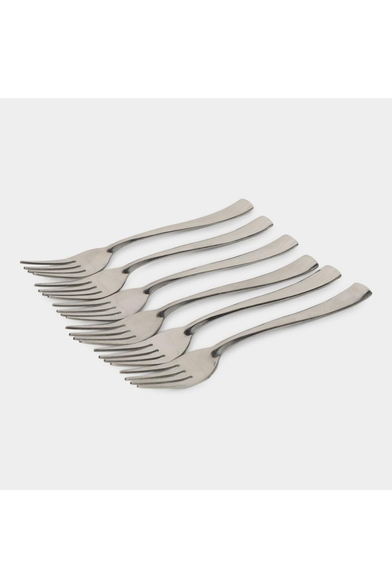 Stainless Steel Fork Set of 4 1 7 X 2.5cm (Pack of 6)