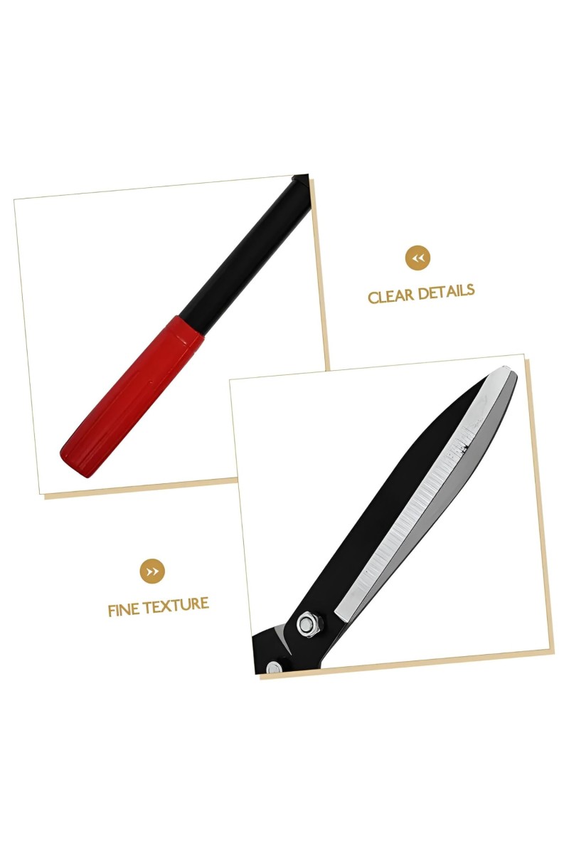 Hi Tech Runing Shears, Large Stainless Hand Pruner Make Cut Smooth Clean Professional Garden Scissors for Cutting Live Flowers Plants Light Branches Home Tools