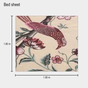 Hitech Sales Multicolour Polycotton Double Bedsheet | Soft, Durable & Fade-Resistant | Ideal for Double Bed | Easy Care & Washable