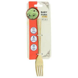 Hitech salesStainless Steel Dinning, Luxury Dinner Fork with Gold Pvd Coating, Set of 2, Length 6.5 inch, Dazzle Design,Daily Use