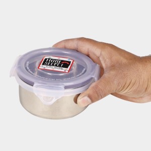 230 ml Steel Container 9.5 X 5 cm (Pack of 1)