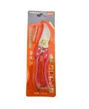 HI TECH Sales HONGQUAN SK5 Multipurpose Flower Cutter for Gardening – Carbon Steel Pruning Shears with Ergonomic Handle Pruners for Plants, Roses, and Branches – Medium Size, Red