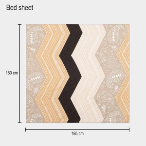 Hitech Sales 120 GSM Microfiber Double Bedsheet | Soft, Durable & Fade-Resistant | Ideal for Double Bed | Easy Care & Washable