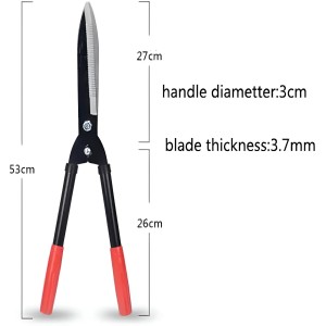 Hi Tech Runing Shears, Large Stainless Hand Pruner Make Cut Smooth Clean Professional Garden Scissors for Cutting Live Flowers Plants Light Branches Home Tools