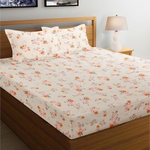 Hitech Sales Microfiber Double Bedsheet -Off White | Soft, Durable & Fade-Resistant | Ideal for Double Bed | Easy Care & Washable