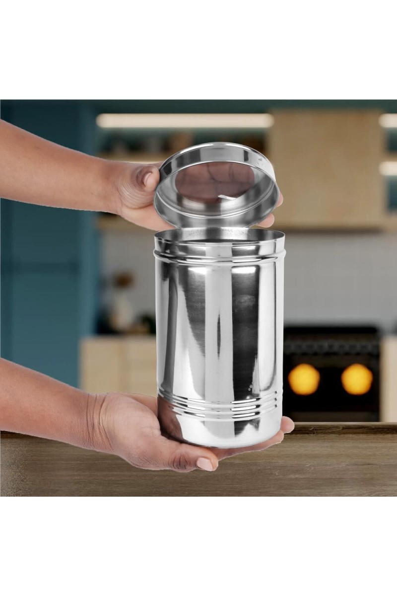 1.5 L Stainless Steel Container, 1 0 X 17.5 cm (Pack of 1)