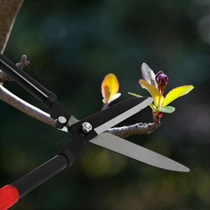 Hi Tech Runing Shears, Large Stainless Hand Pruner Make Cut Smooth Clean Professional Garden Scissors for Cutting Live Flowers Plants Light Branches Home Tools