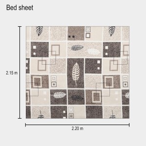 Hitech Sales 120 GSM Grey Microfiber Double Bedsheet | Soft, Durable & Fade-Resistant | Ideal for Double Bed | Easy Care & Washable