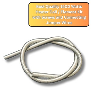 HiTechMart 1500W Heating Element Coil Wire 40.8cm Long Silver Tone (Pack of 1)