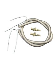 HiTechMart 1500W Heating Element Coil Wire 40.8cm Long Silver Tone (Pack of 1) HiTechMart 1500W Heating Element Coil Wire 40.8cm Long Silver Tone (Pack of 1)