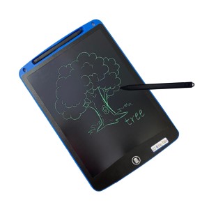 Hitech Sales 12 Inch LCD Writing Tablet Colorful Magic Slate with Stylus Pen Eco-Friendly Digital Drawing and Writing Pad for Kids, Ideal for Drawing, Playing, and Noting