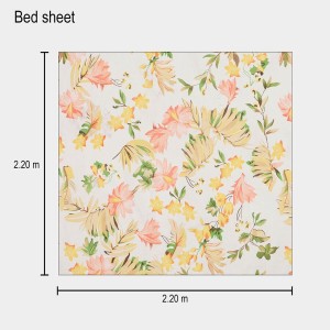 Hitech Sales Blue Printed Double Bedsheet | Soft, Durable & Fade-Resistant | Ideal for Double Bed | Easy Care & Washable
