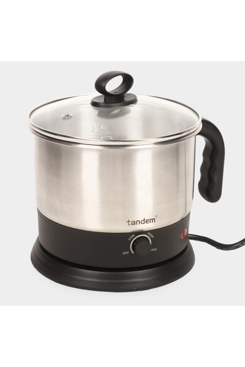 Tandem1.2 L Plastic and Steel Kettle, Plastic and Stainless Steel, 22 X 17.9 X 9.5 cm (Pack of 1)