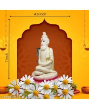Beautiful Statue Idol Lokenath Baba Murti for Pooja, Room, Home Decoration - 7inch