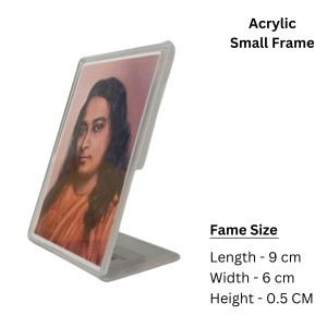 Acrylic Photo Frame of Paramahansa Yogananda - Small Spiritual Decor