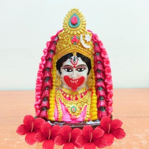 Hitech Beautiful Statue Idol Maa Tara, Kali Ma, Tara ma Murti for Pooja, Room, Home Decoration I Decorative Showpiece - 15.5 cm | Resin Murti | Colour - Multi