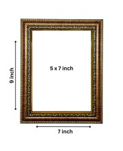 Hi Tech Sales Bhagwan Ganesh/Ganpati Bappa Photo Frame Laminated || Use for Wall/Table, Study & Living Room, Gifts || PVC Frame & Face - Glass (7 x 9 inch)